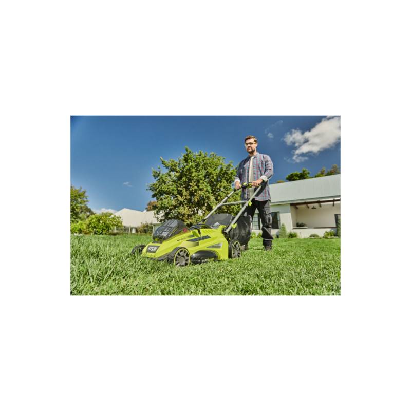 Ryobi - Tondeuse RYOBI - 36V MaxPower Brushless - coupe 46cm - 1 batterie 5.0Ah - 1 chargeur - RLM36X46H50PG - Image 4