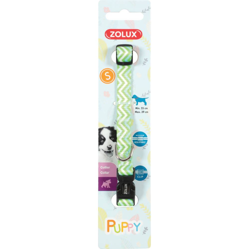 Zolux - Collier PUPPY PIXIE 13 mm 25 à 39 cm couleur vert pour chiots - Image 3