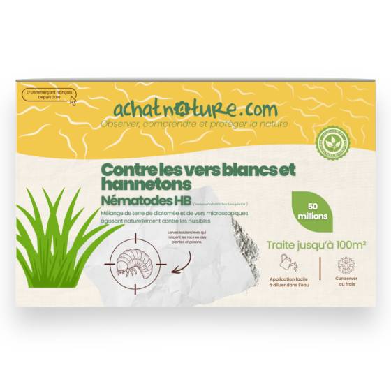 Achat Nature - achatnature - Nématodes HB contre vers blancs et hannetons - 50 millions - 100 m² - Image 1