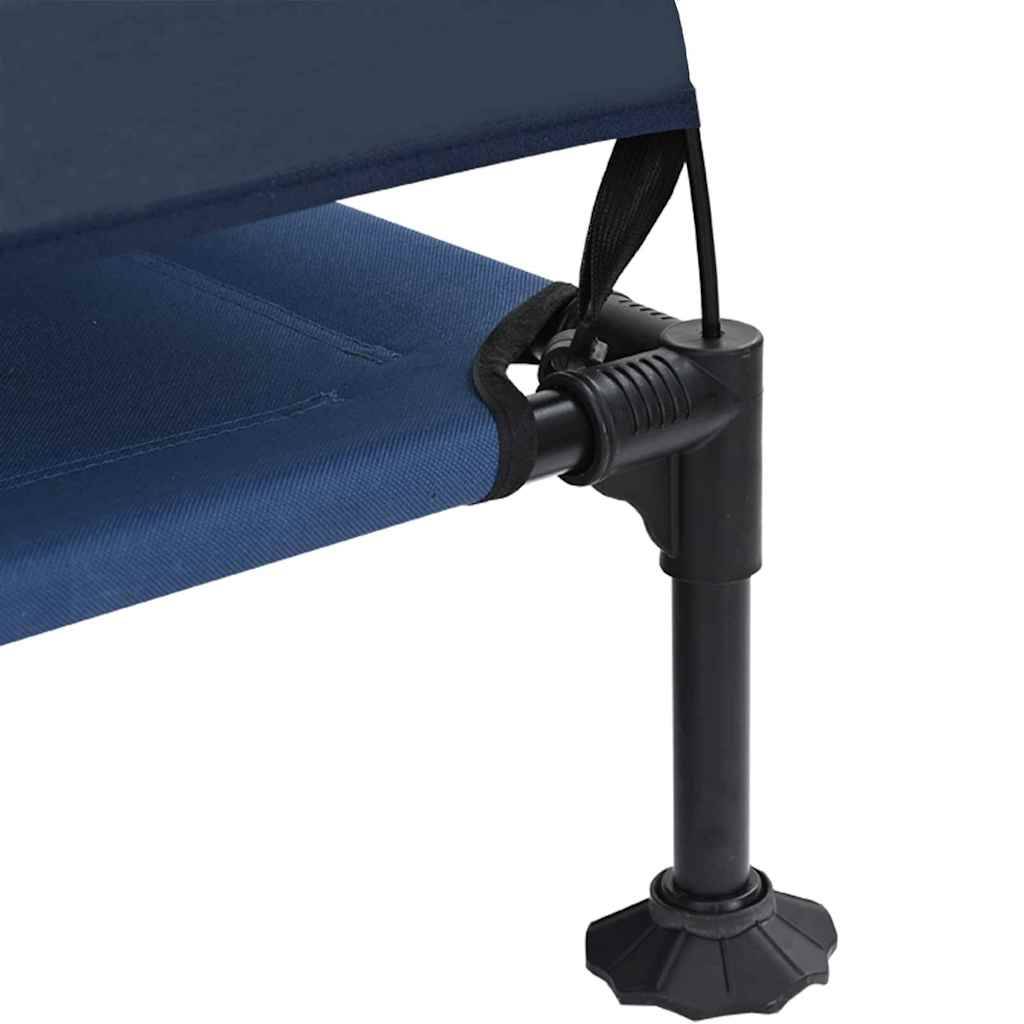 PANGIVO - Lit surélevé pour chien acier et tissu bleu marine 127 x 81 x 108 cm - PANGIVO - Image 7
