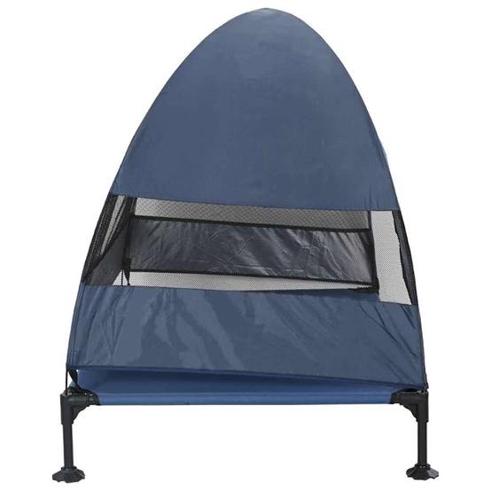 PANGIVO - Lit surélevé pour chien acier et tissu bleu marine 127 x 81 x 108 cm - PANGIVO - Image 5