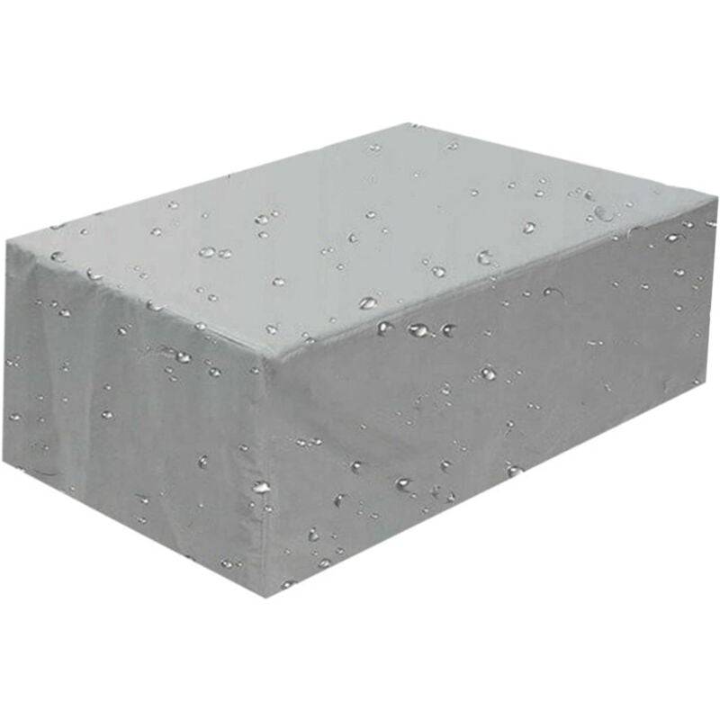 IntiMeg - Housse Salon De Jardin Exterieur 115x115x70cm Housse Table De Jardin Imperméable Oxford Housse De Protection De Jardin Au Vent Anti-UV Bache IntiMeg - Image 1