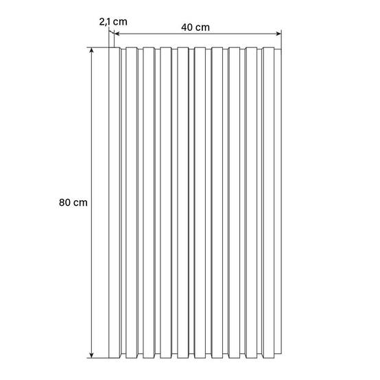 Home Deluxe - HOME DELUXE - Panneau acoustique SONIC Light Oak - 3 panneaux – 0,96 m², env. 80 x 40 cm, bois / polyester, pouvant être placés les uns au-dessus des - Image 6