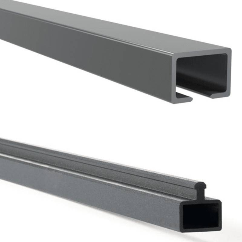 Kit clôture composite et aluminium à sceller H 1m80 L 1m80 gris anthracite avec renforts acier - Palissade - Brise vue - Easy Clôture - Image 9