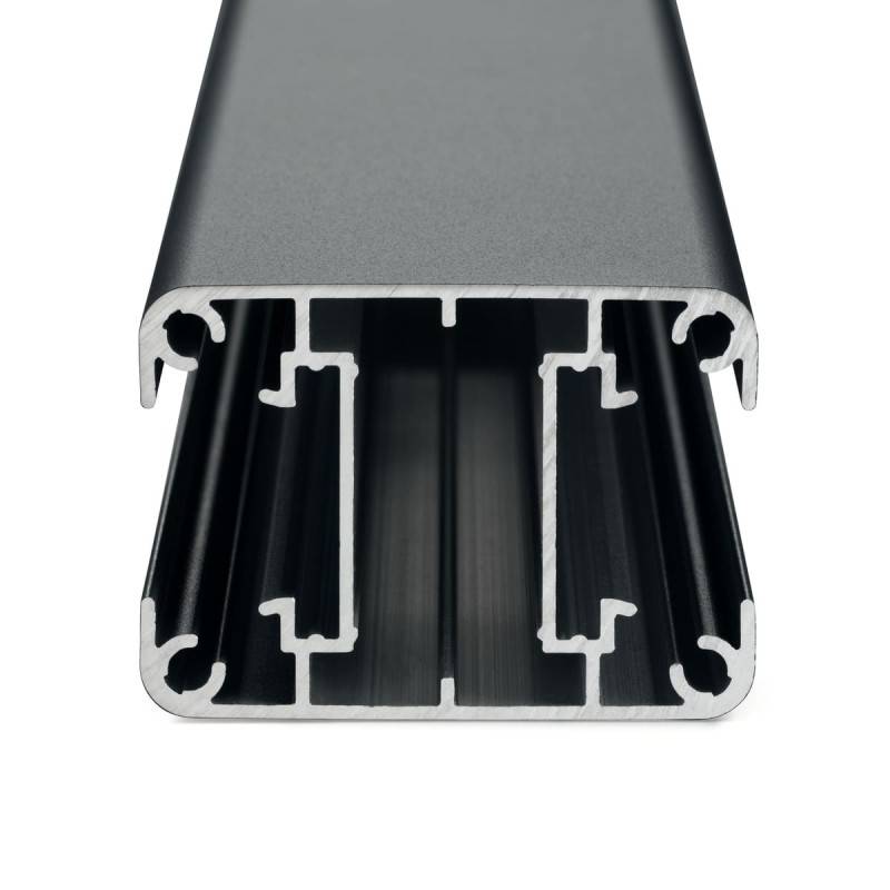 Kit clôture composite et aluminium à sceller H 1m80 L 1m80 gris anthracite avec renforts acier - Palissade - Brise vue - Easy Clôture - Image 7