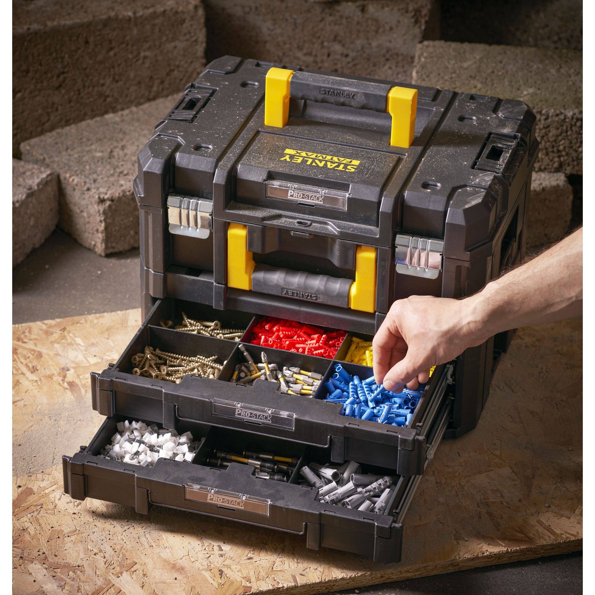 stanley - STANLEY Kit malette + malette 2 tiroirs PRO-STACK FatMax - Image 4