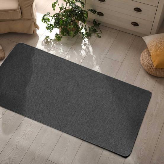 Tapis Déco "Simeo" 45x120cm Anthracite - Image 4