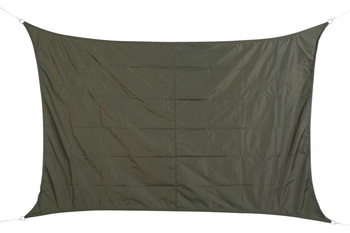 Hesperide - Voile d'ombrage rectangulaire "Curacao" ardoise 3x2m en polyester Hespéride - Image 1