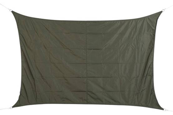 Hesperide - Voile d'ombrage rectangulaire "Curacao" ardoise 3x2m en polyester Hespéride - Image 5