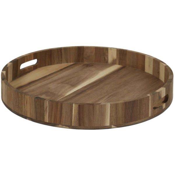 The Home Deco Factory - Plateau rond en acacia 40 cm The Home Deco Factory - Image 1