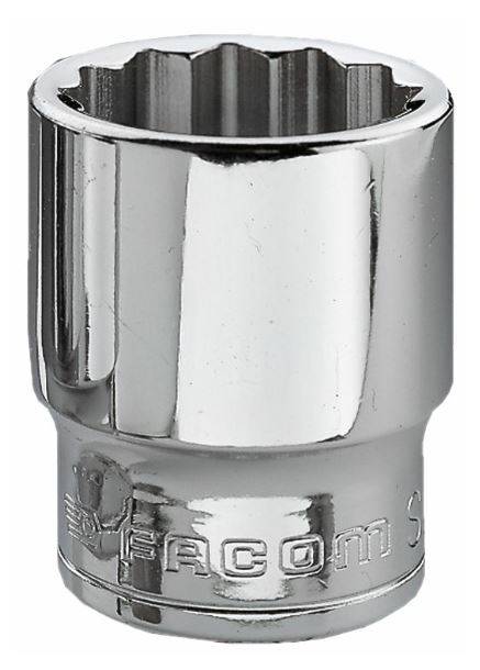 Douille 3/8'' 12 pans métriques diamètre 15mm longueur 30mm - FACOM - J.15 - Image 1