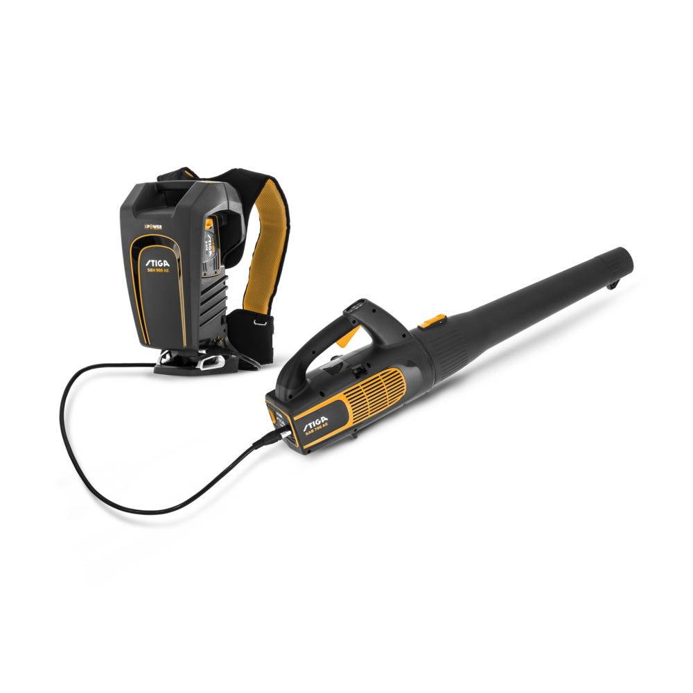 Stiga - Souffleur à Batterie SAB700AE - Moteur puissant de 500 W, Batterie E 420 48 V 2 Ah (non incluse), 3 réglages de vitesse, Ergonomique, Léger 2,76-STIGA - Image 7