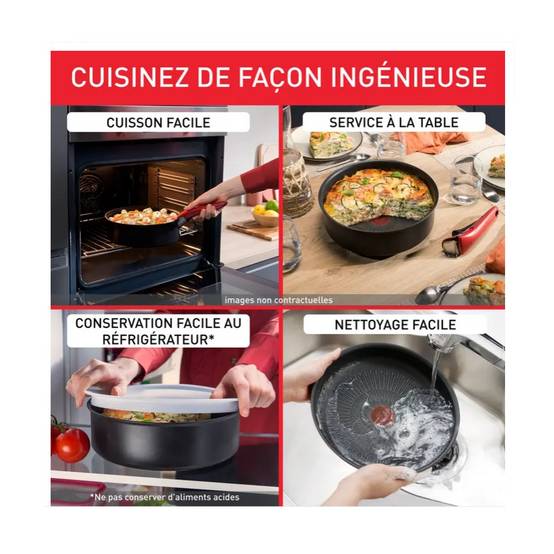 Casserole aluminium 18cm L7232902 Tefal - Image 4