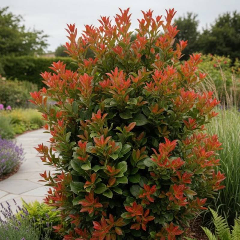 Laurier palme Etna® 'Anbri', Laurier-cerise à fleurs Blanche - feuillage Persistant - Pot de 4L - 40/60 cm-  hauteur à maturité De 3,00 m à 5,00 m - Image 6