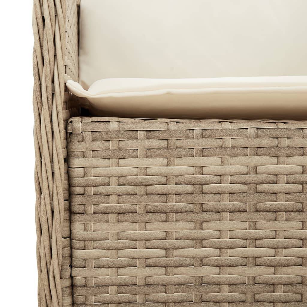 Prolenta Premium - Chaises de jardin rotin beige  58,5 x 67 x 86 cm  - Prolenta premium p3172.5 - Image 8