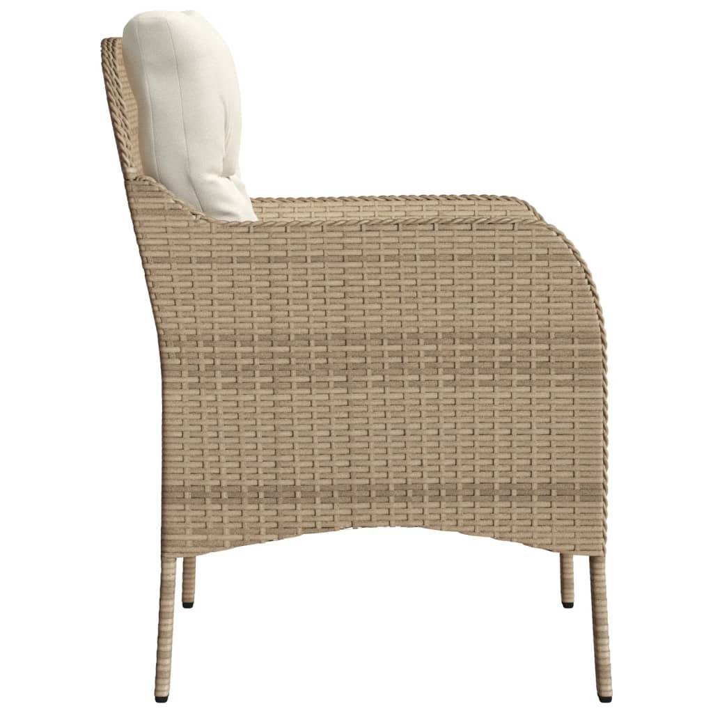 Prolenta Premium - Chaises de jardin rotin beige  58,5 x 67 x 86 cm  - Prolenta premium p3172.5 - Image 6