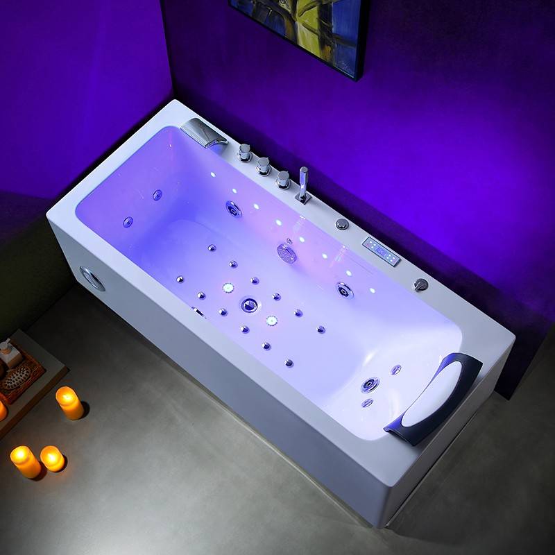 Baignoire balneo HAMILTON 160 1 place ARCHIPEL® 160x75 - GAUCHE - Image 8