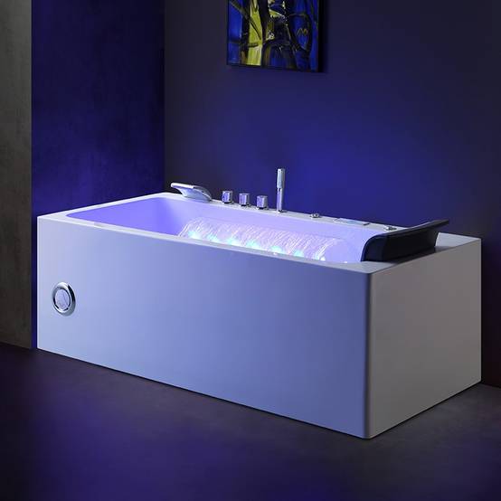 Baignoire balneo HAMILTON 160 1 place ARCHIPEL® 160x75 - GAUCHE - Image 9