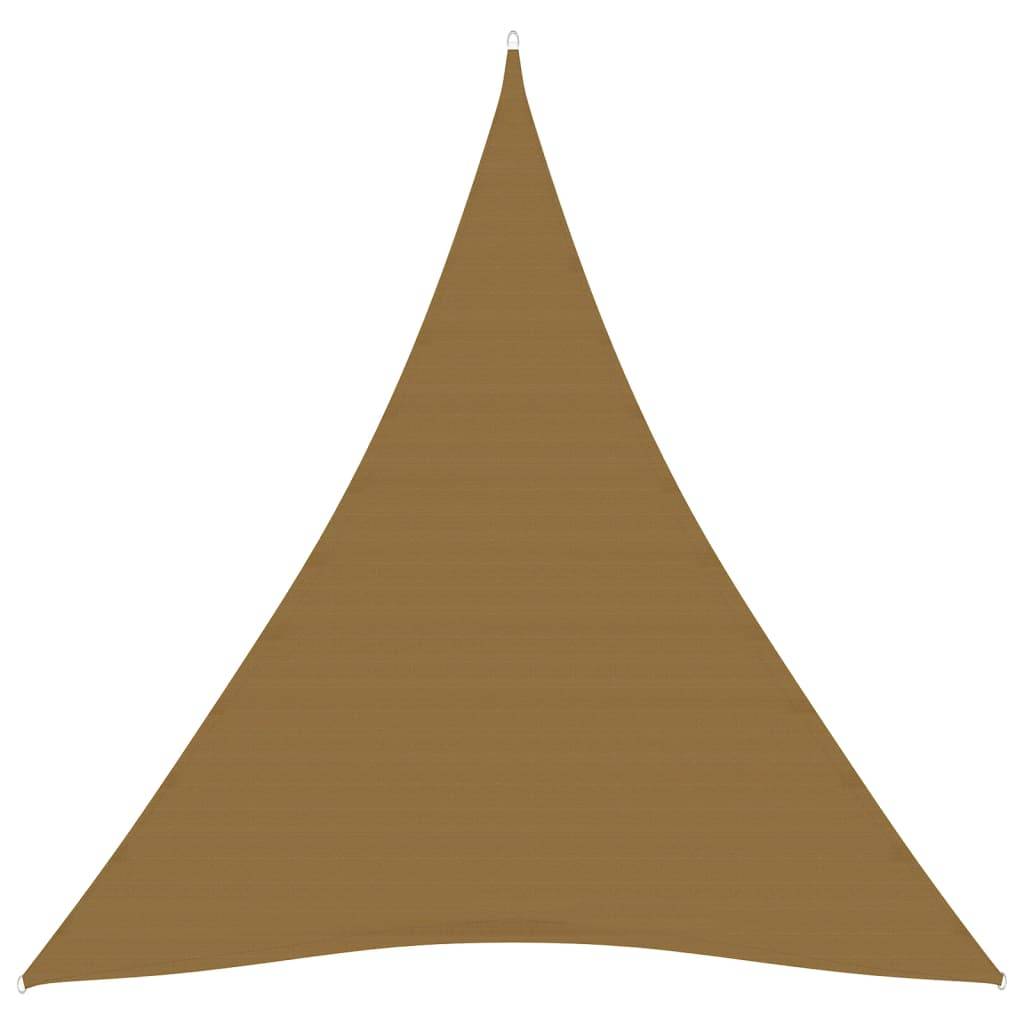 Helloshop26 - Voile toile d'ombrage parasol 160 g/m² PEHD 3 x 4 x 4 m taupe - Image 1