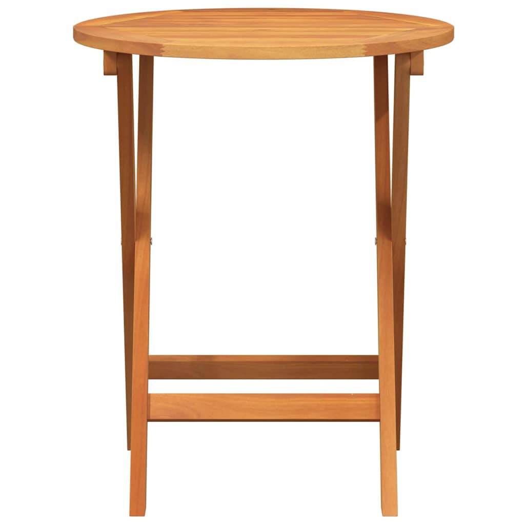 Petite Table de Jardin Pliable 2 Personnes, Carrée 60cm en Acacia, Facile à Ranger – ComfortXL Outdoor Living - Image 4
