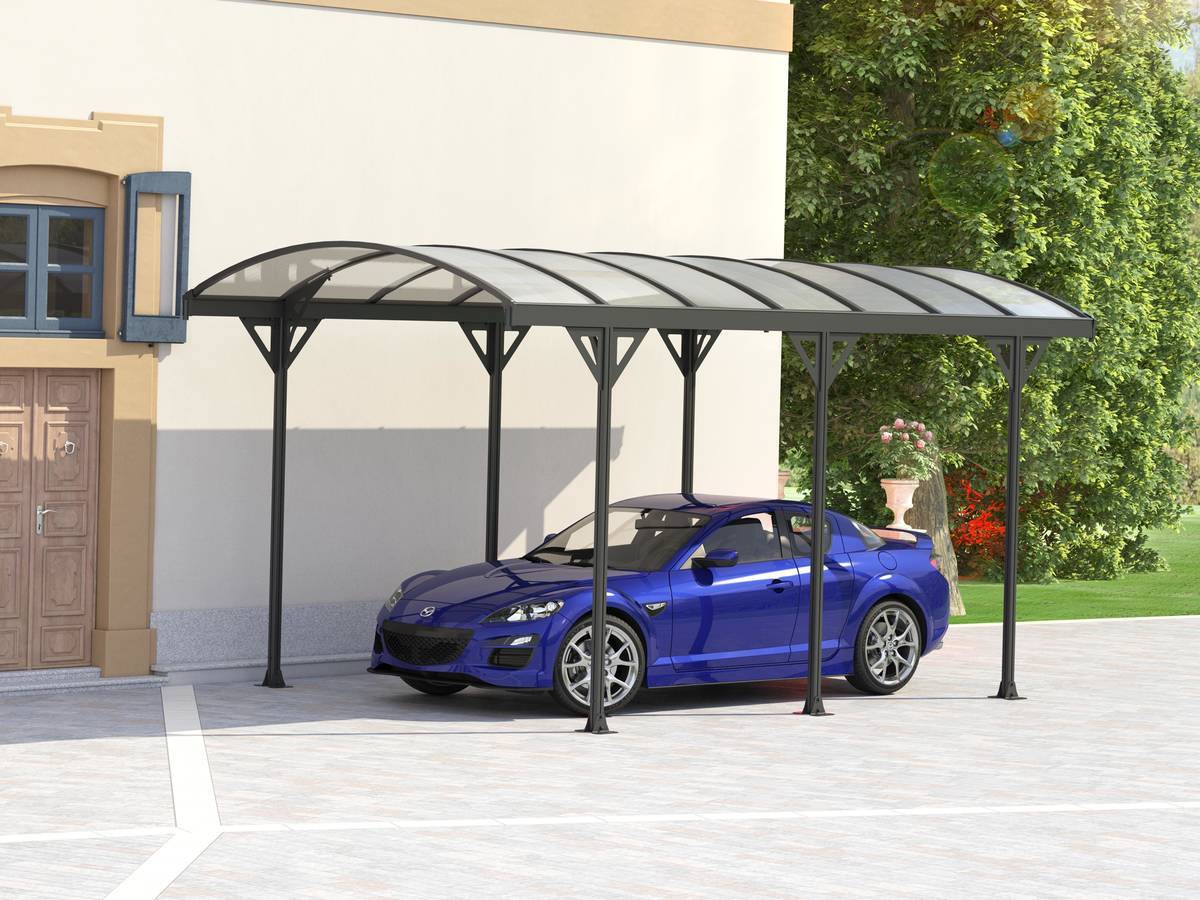 Habitat Et Jardin - Carport Voiture "protector" - 15m² - 5.05 X 3 X 2,3 M -habitat Et Jardin - Image 2