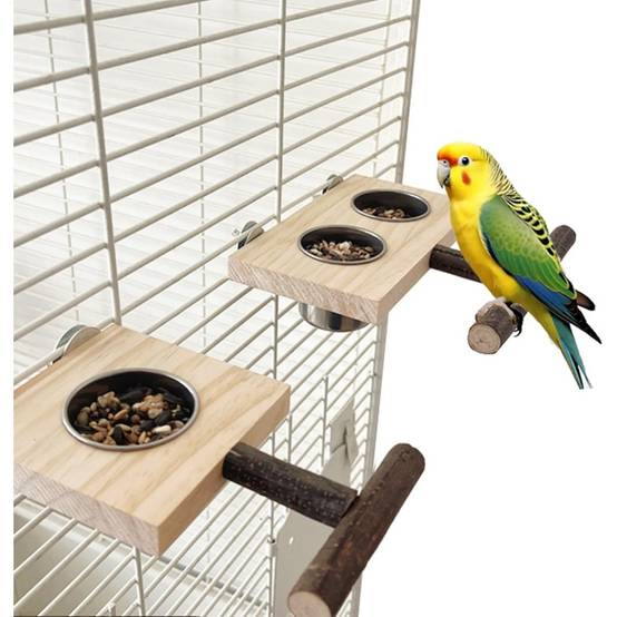 Perchoir Mangeoire Bois Pour Oiseaux - Image 5