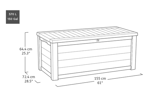 Keter - Coffre de rangement Westwood 570L - KETER - Image 2