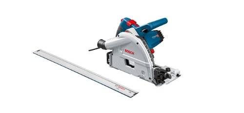 Bosch - Scie plongeante 1400W GKT 55 GCE Professional + rail de guidage FSN 1600 + coffret L-BOXX - BOSCH - 0601675002 - Image 1