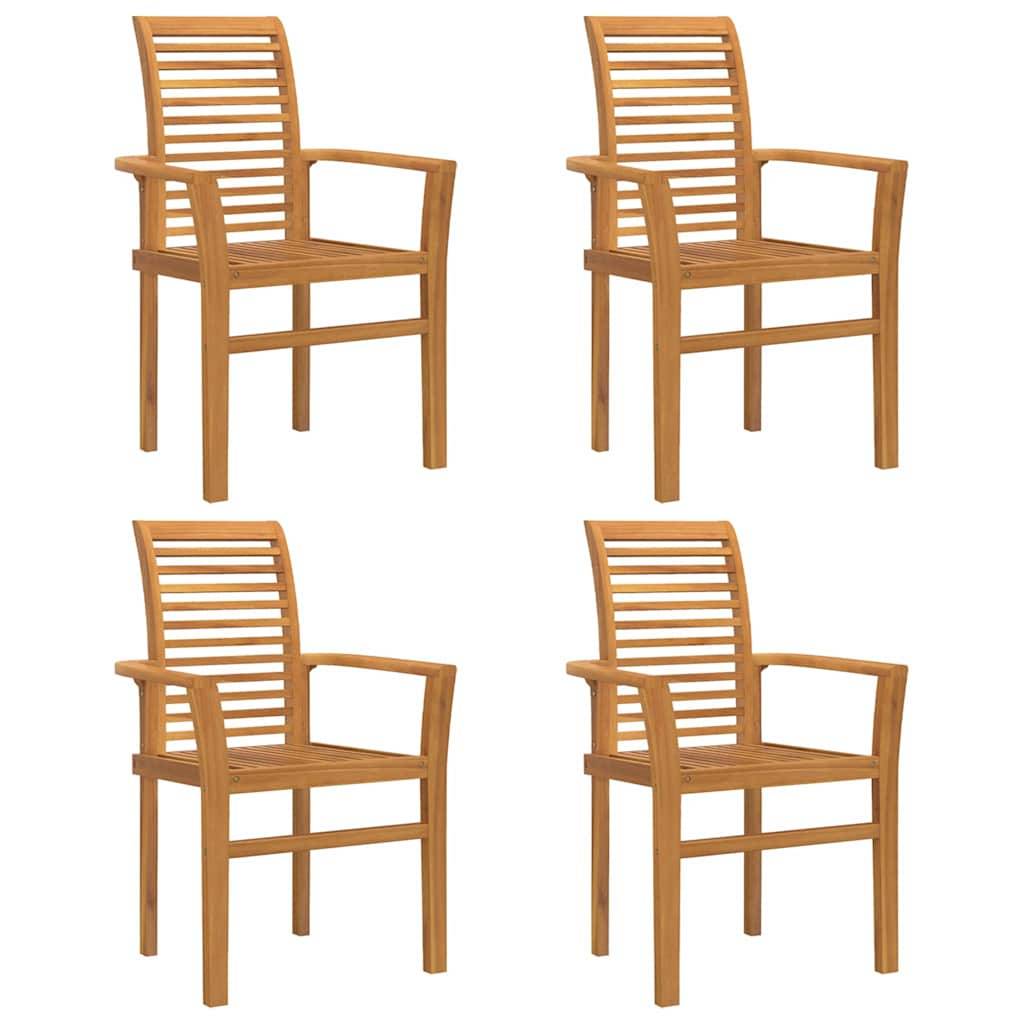 Maison Chic - Chaise De Jardin empilable - Fauteuil De Jardin Marron 62,5 x 54,5 x 95,5 cm - Image 1