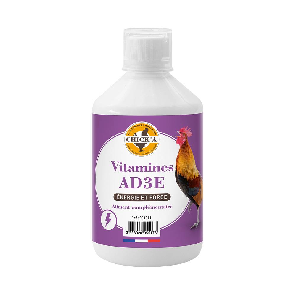 Chick'a - Aliment diététique complémentaire AD3E 500 ml CHICK'A
