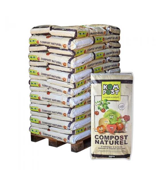 Compost organique vert, 24 sacs 20 kg - KOM01-24x20 - Image 2
