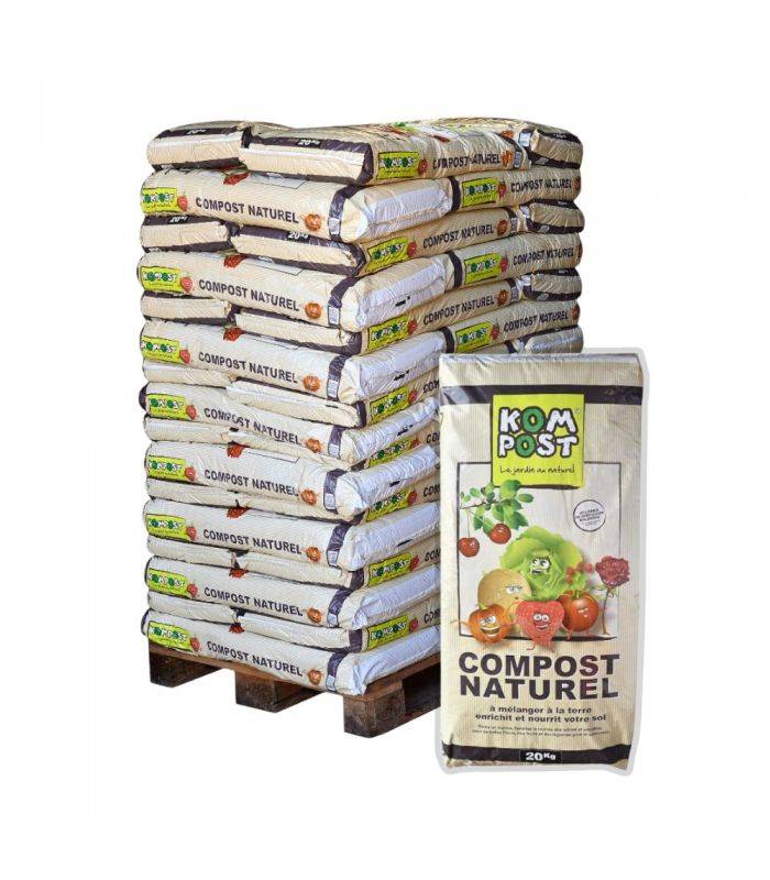 Compost organique vert, 24 sacs 20 kg - KOM01-24x20 - Image 2