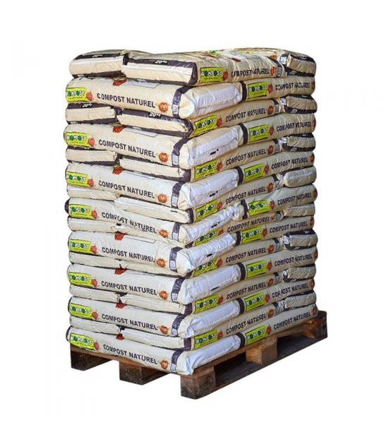 Compost organique vert, 24 sacs 20 kg - KOM01-24x20 - Image 1