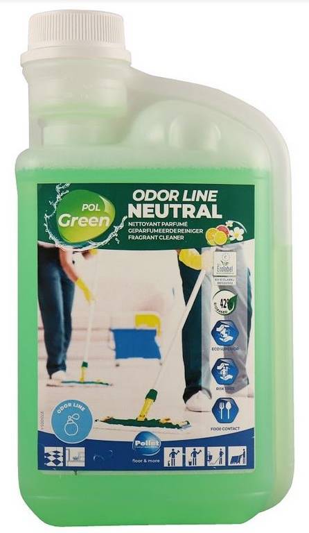 Polgreen odor line neutral flacon de 1L doseur - Lot de 5 Colis de 6 - Pollet Sa
