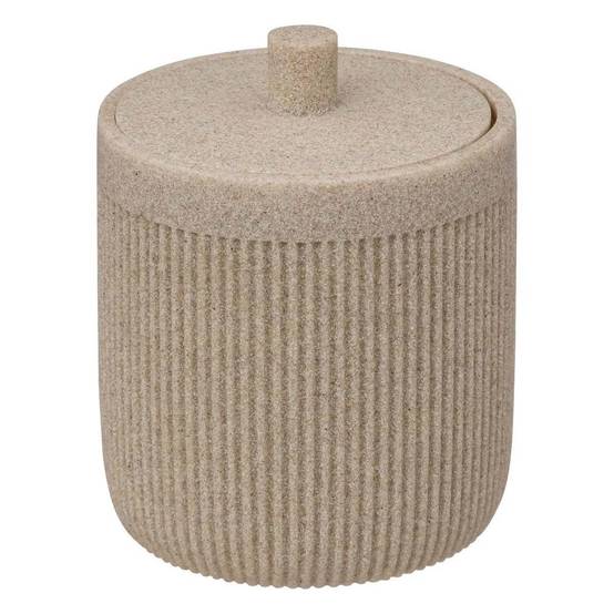 Pot à Coton Design "Onyx" 9cm Lin - Image 1