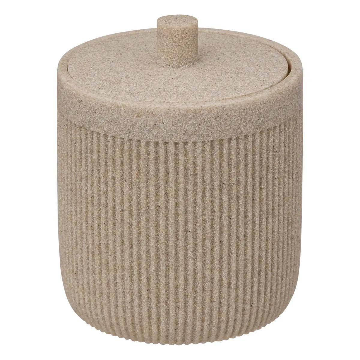 Pot à Coton Design "Onyx" 9cm Lin - Image 1