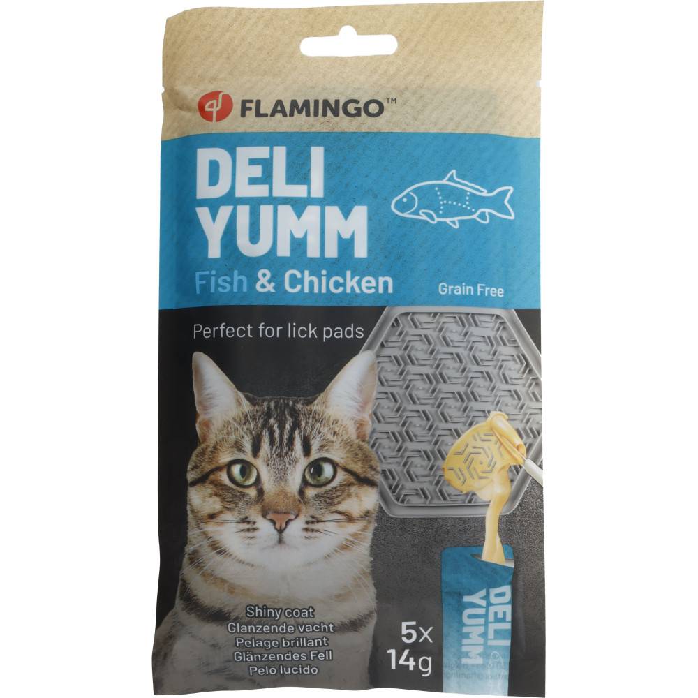 Friandise Deli Yumm Pâté Peau et Pelage Brillant 5 x 14 g (70 g) pour Chat - Image 5