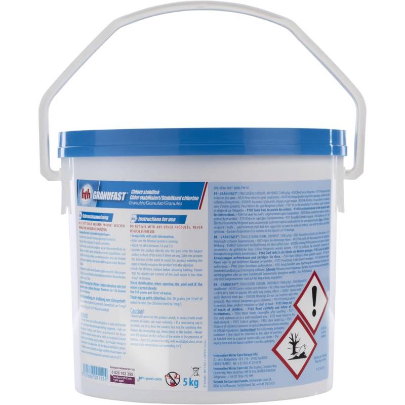Chlore choc stabilisé hth® GRANUFAST - 5kg - - Image 4