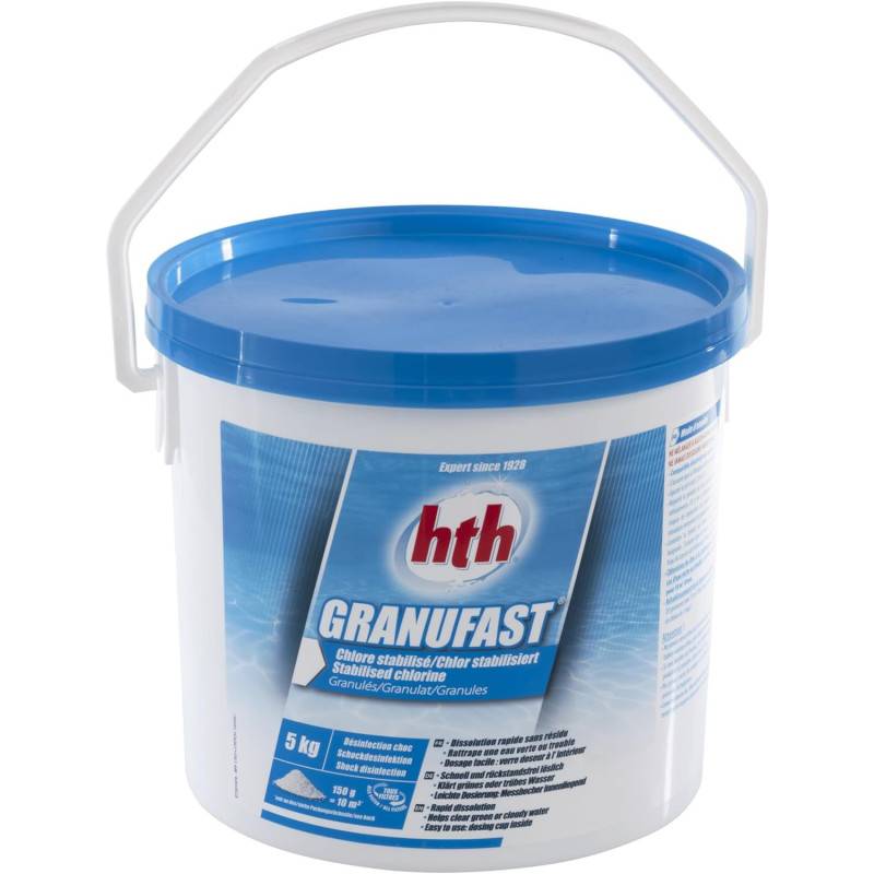 Chlore choc stabilisé hth® GRANUFAST - 5kg - - Image 3