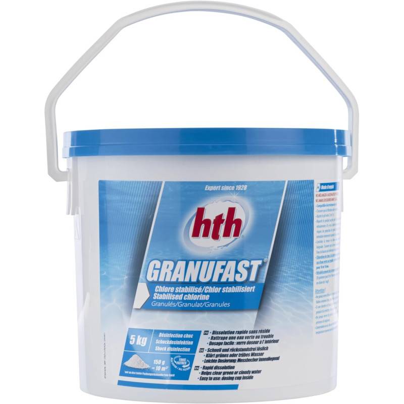 Chlore choc stabilisé hth® GRANUFAST - 5kg - - Image 2