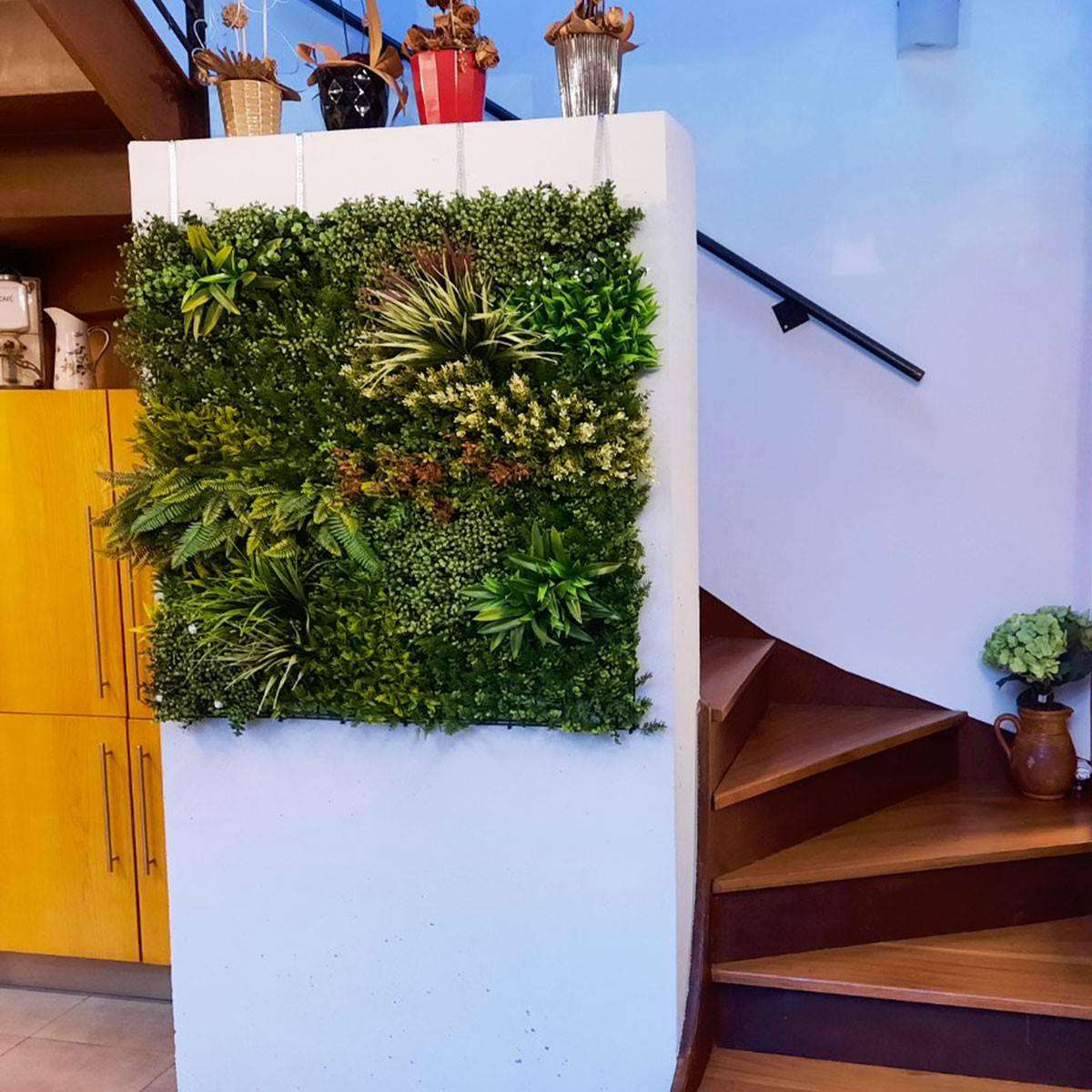 Prairie-Color Mur vegetal artificiel plaque 1mx1m - Image 5
