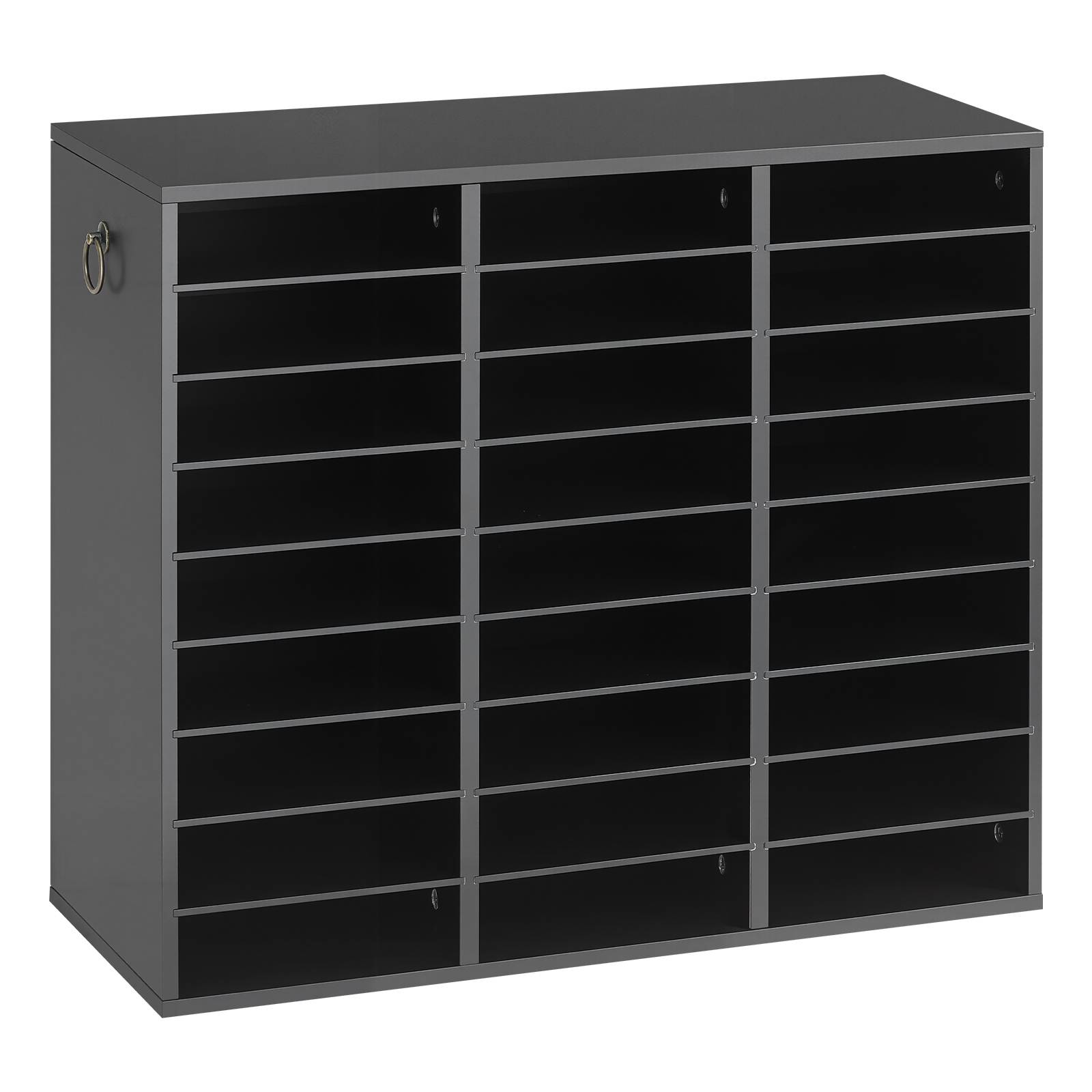 Vevor - VEVOR trieur de documents en bois, 27 compartiments, étagères réglables, pour dossiers A4, papiers, magazines et courriers