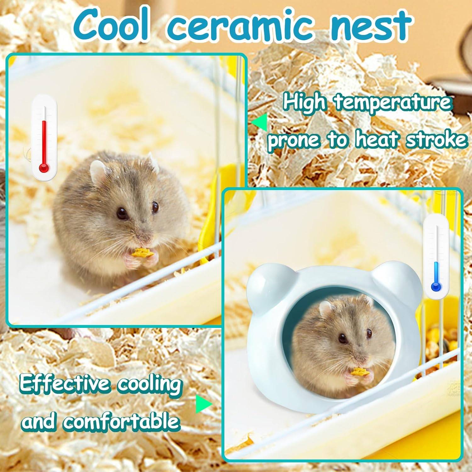 DtopbuyAge - Maison Fraîcheur Hamster - Céramique DtopbuyAge - Image 3