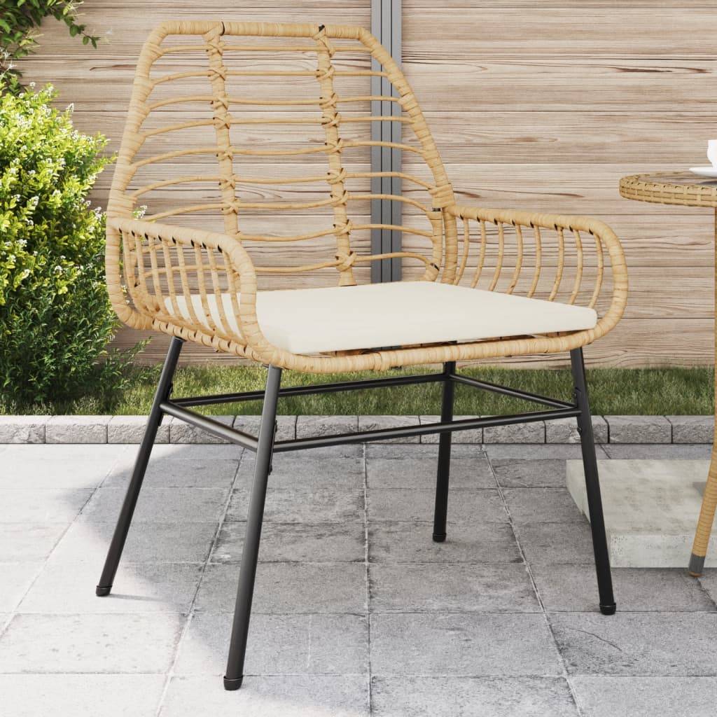 ComfortXL - Lot de 2 Fauteuils Bas de Jardin Résine Tressée avec Coussins pour Terrasse Marron – ComfortXL Outdoor Living