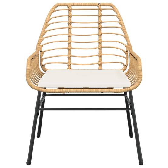 Lot de 2 Fauteuils Bas de Jardin Résine Tressée avec Coussins pour Terrasse Marron – ComfortXL Outdoor Living - Image 5