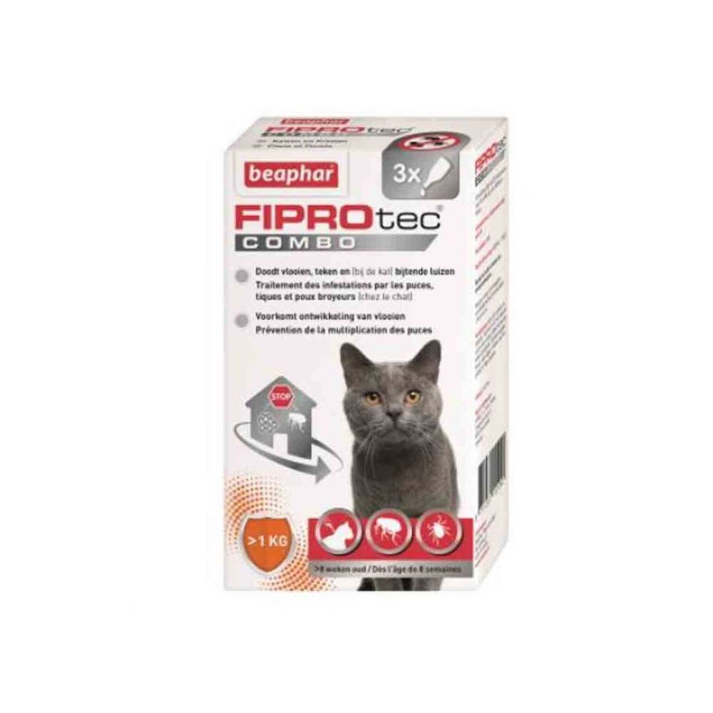 FIPROTEC COMBO CHAT ET FURET- BEAPHAR 3 pipettes