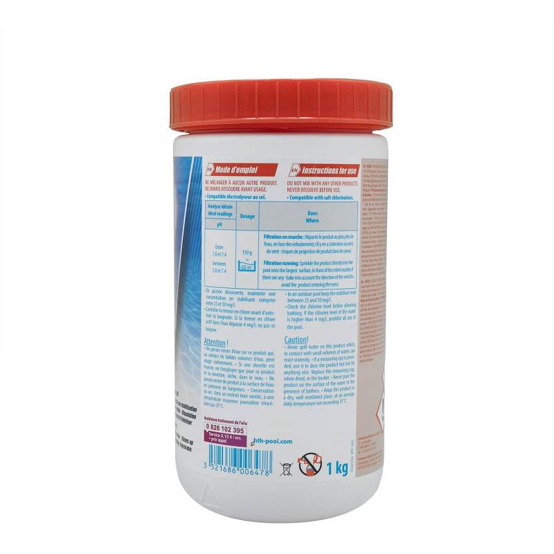 Hypochlorite de calcium - Chlore choc hth® SHOCK poudre 1 kg - - Image 3