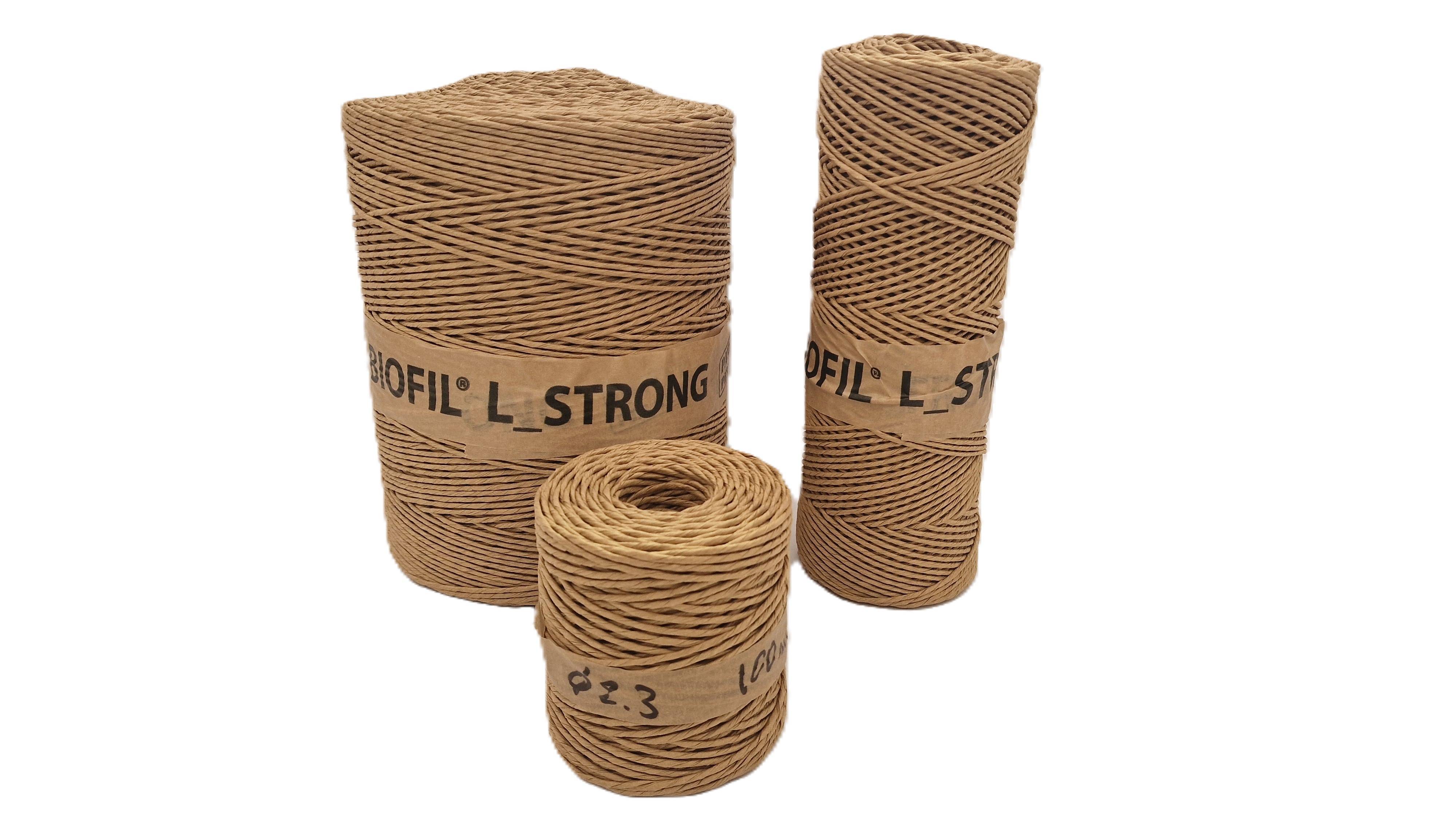Ficelle cellulose - 90M - 2,3 mm Ø - 100% cellulose Biodégradable - BIOFIL L - Textilose Curtas Technologies - Image 3