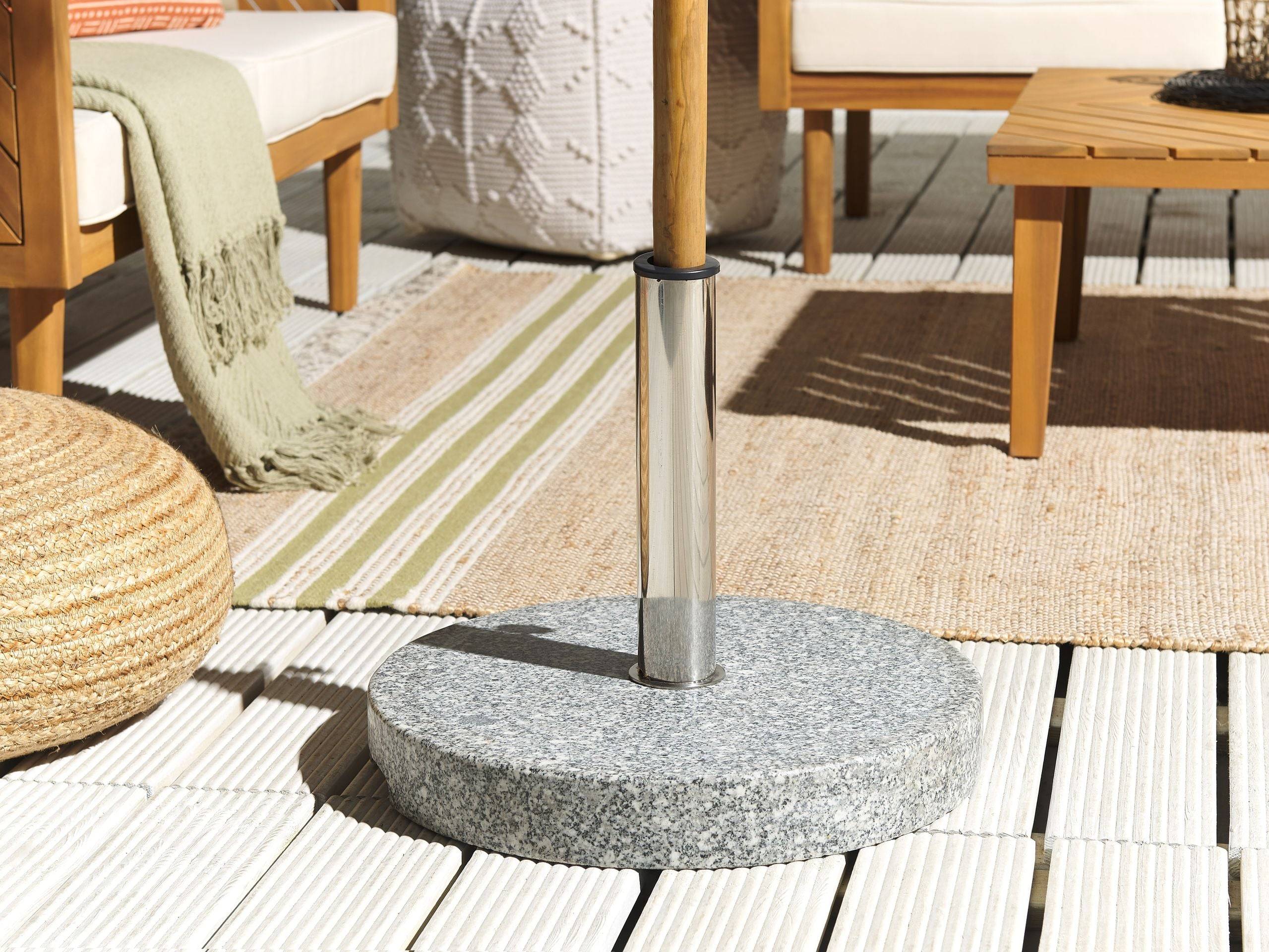Beliani - Accessoires de parasol Granit Gris CEGGIA - Beliani - Image 1