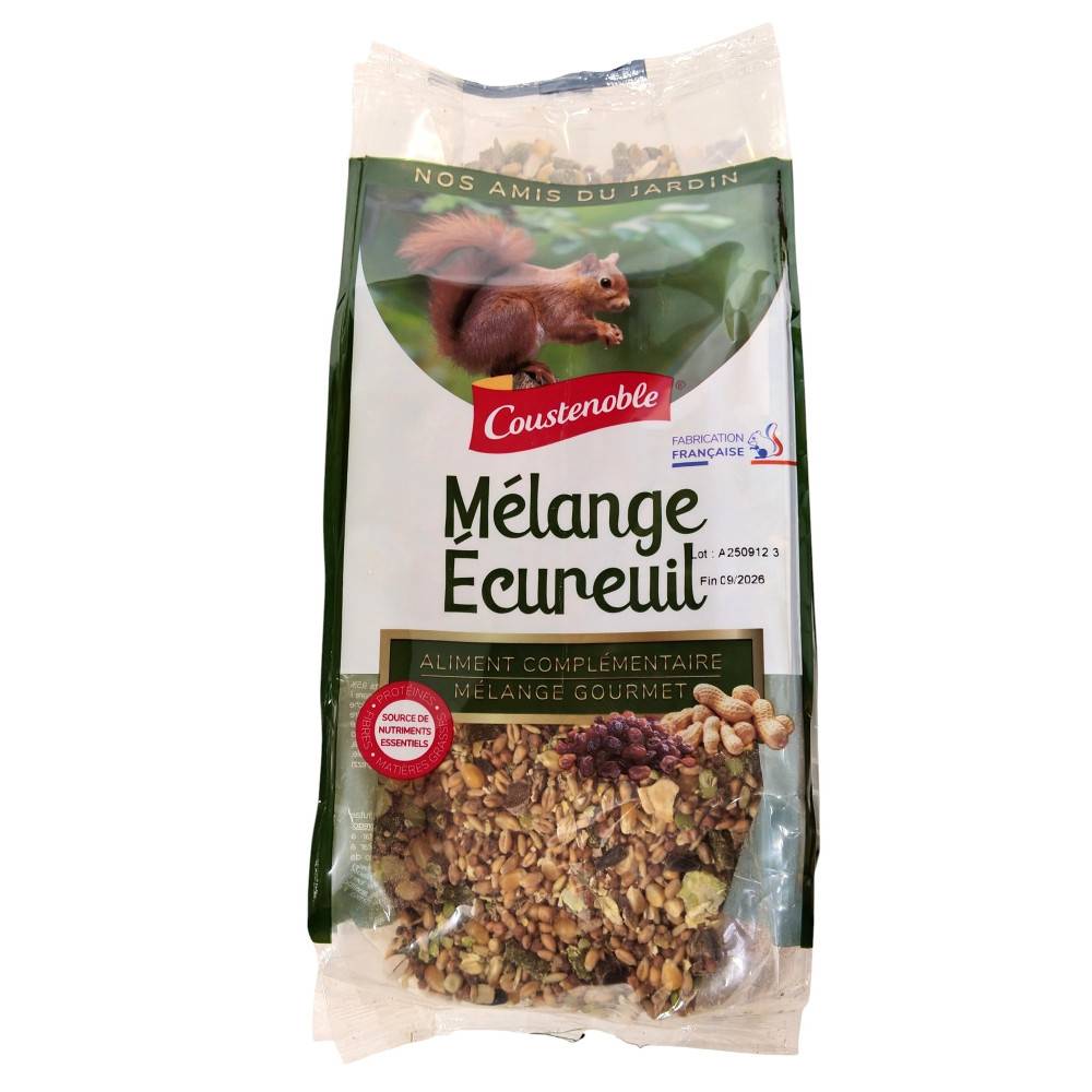 Nourriture pour écureuil 1 kg, graines et céréales - Image 1